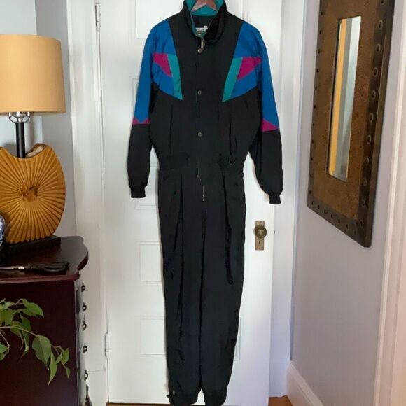 Vintage 80’s Ski Suit! Descente Spirit size Large. Awesome! - Picture 1 of 16